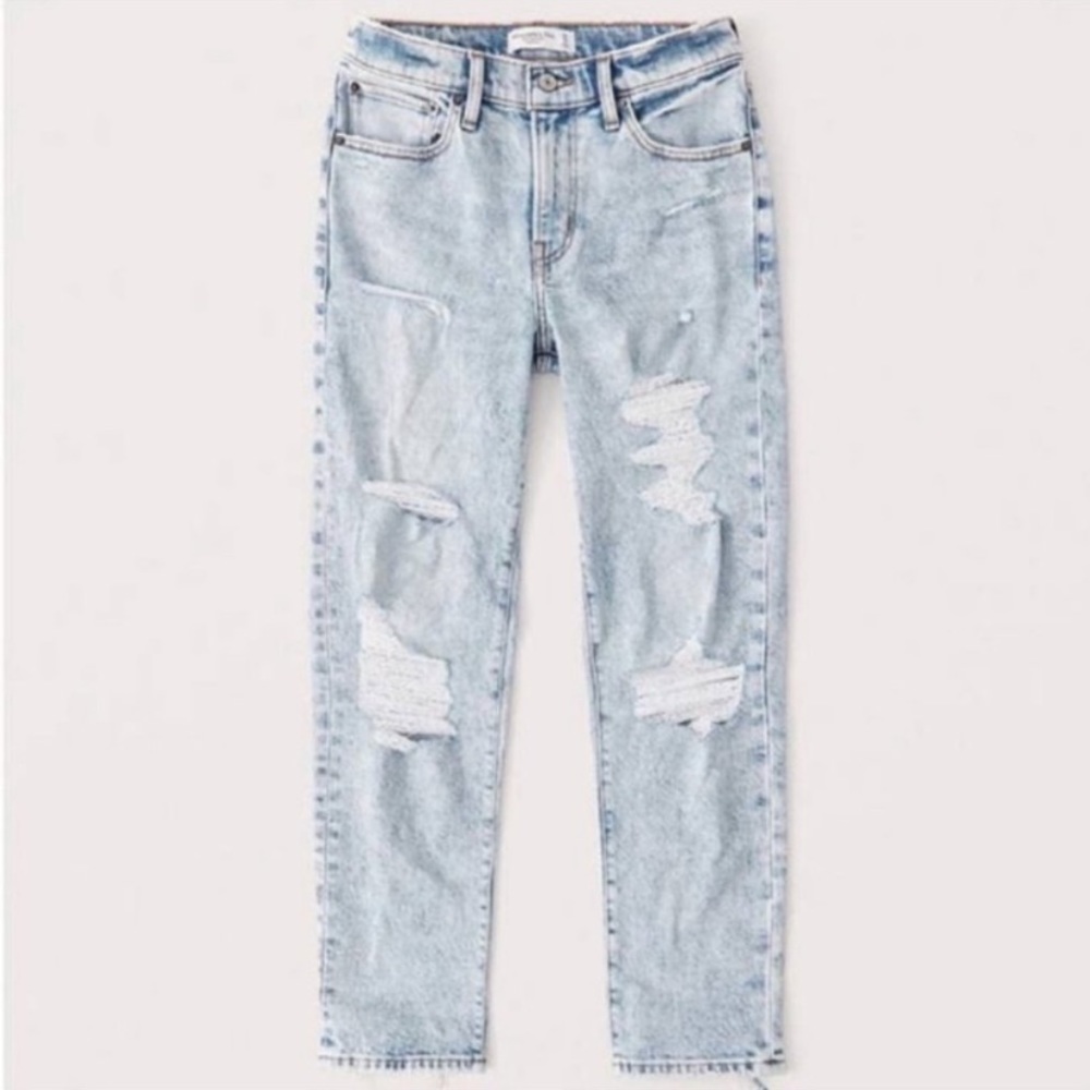 Abercrombie & Fitch Jeans Women’s 26 Boyfriend Acid Wash Denim Distressed